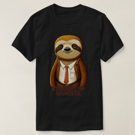 ストレートアップギャングスロース Tシャツ (デザイン正面)