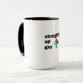 ストレートアップゲイ マグカップ (正面左)