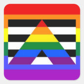 ストレートアリーのシール スクエアシール (正面)