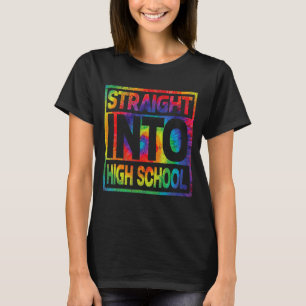 ストレートインハイスクール絞り染め新学期B Tシャツ