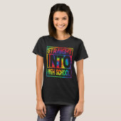ストレートインハイスクール絞り染め新学期B Tシャツ (正面フル)