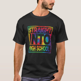 ストレートインハイスクール絞り染め新学期B Tシャツ