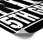 ストレートインファイトグレード新学期ギフト ポスター (角)