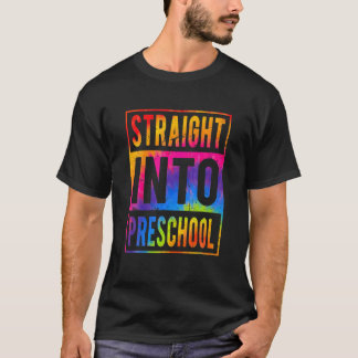 ストレートインプリスクール絞り染め新学期プレ Tシャツ