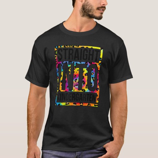 ストレートイン幼稚園チームヒョウ初日 Tシャツ (正面)