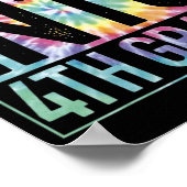 ストレートイン4年生新学期初日T ポスター (角)