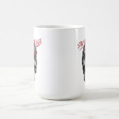 ストレートエッジ スカル コーヒーマグカップ (中央)