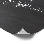 ストレートカミソリ特許 ポスター (角)