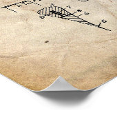 ストレートカミソリ特許 ポスター (角)