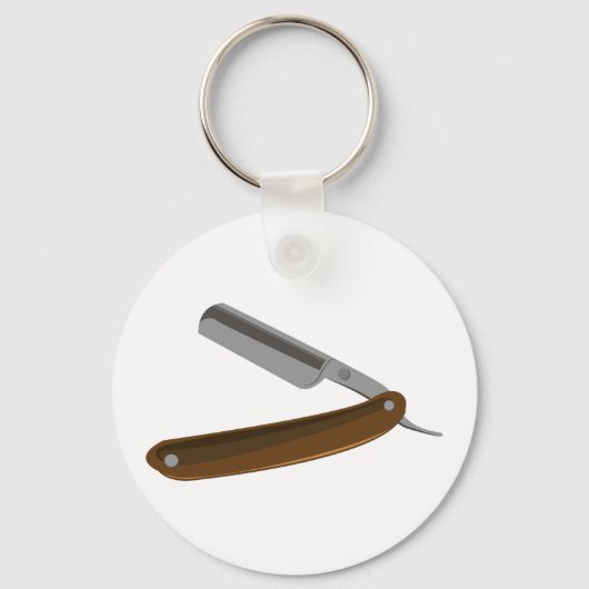 ストレートカミソリ キーホルダー (正面)
