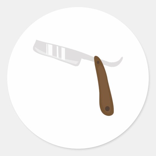 ストレートカミソリ ラウンドシール (正面)