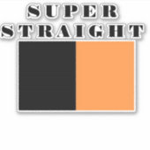 ストレートシすごいステッカー シール (正面)