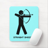 ストレートシューターマウセパドアクア マウスパッド (マウス)