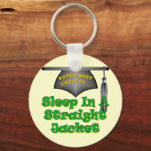 ストレートジャケットで寝る キーホルダー (正面)