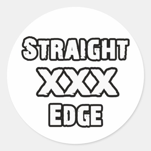 ストレートステッカー ラウンドシール (正面)