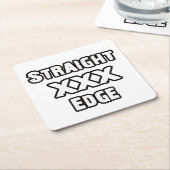 ストレートッジ スクエアペーパーコースター (アングル)