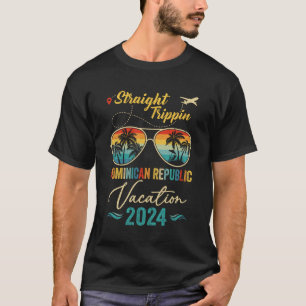 ストレートトリピンドミニカ共和国2024ファミリーSu Tシャツ