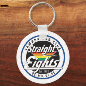 ストレート八重/LCCIキーチェーン キーホルダー (正面)