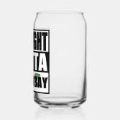 ストレート出力をベイに入れる ガラス缶 (左)