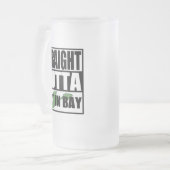 ストレート出力をベイに入れる フロストグラスビールジョッキ (正面左)