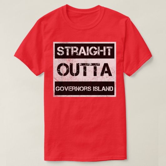 ストレート外田知事島国家記念碑 Tシャツ (デザイン正面)