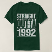ストレート1992 30th Bithday GIft 30歳 Tシャツ (デザイン正面)