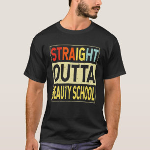 ストレート・美しい学おもしろい院卒業 Tシャツ