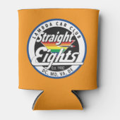 ストレートEights/LCCIクーラーボックス（オレンジ） 缶クーラー (正面)