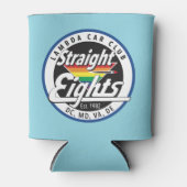 ストレートEights/LCCIクーラーボックス（ライトブルー） 缶クーラー (正面)