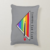 ストレートEights/LCCI装飾用クッション（灰色） アクセントクッション (裏面(縦))