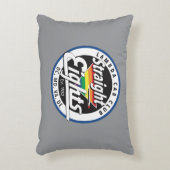 ストレートEights/LCCI装飾用クッション（灰色） アクセントクッション (正面(垂直))