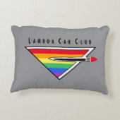 ストレートEights/LCCI装飾用クッション（灰色） アクセントクッション (裏面)