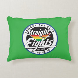 ストレートEights/LCCI装飾用クッション（緑） アクセントクッション