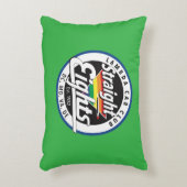 ストレートEights/LCCI装飾用クッション（緑） アクセントクッション (正面(垂直))