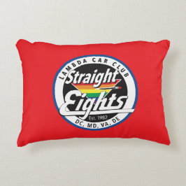 ストレートEights/LCCI装飾用クッション（赤） アクセントクッション