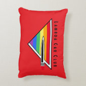 ストレートEights/LCCI装飾用クッション（赤） アクセントクッション (裏面(縦))