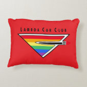 ストレートEights/LCCI装飾用クッション（赤） アクセントクッション (裏面)