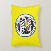 ストレートEights/LCCI装飾用クッション（黄色） アクセントクッション (正面(垂直))