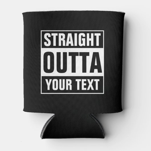 ストレートOUTTAクーラーデザイン独自 缶クーラー (正面)