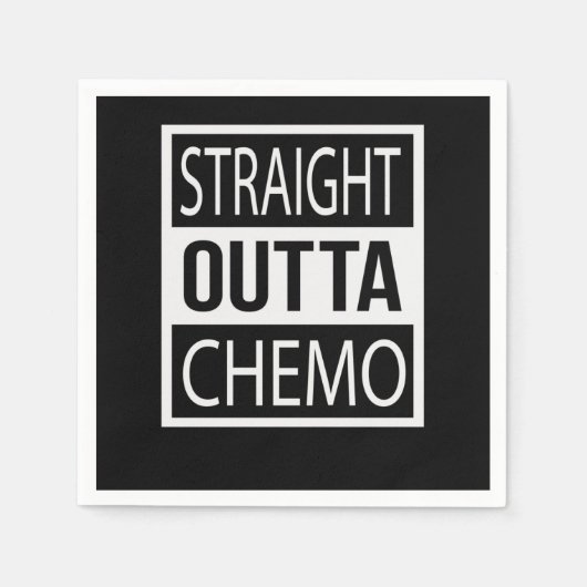 ストレートOuttaケモおもしろいバトルがんギフト スタンダードカクテルナプキン (正面)