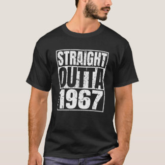 ストレートOutta 1967 54誕生日54おもしろい年前 Tシャツ