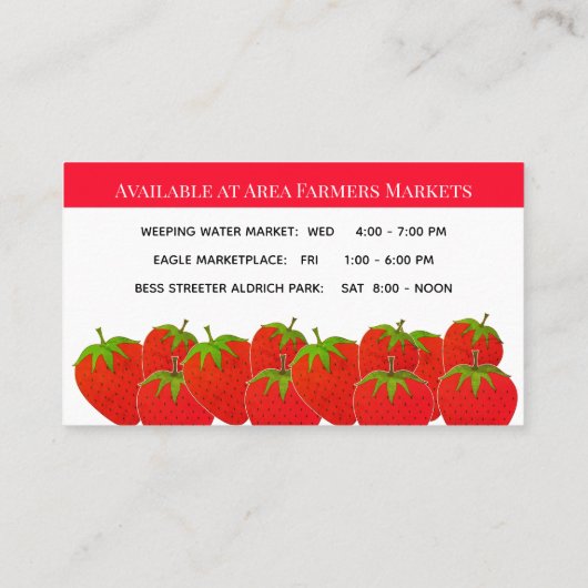 ストロカスタムベリーファーム 名刺 (裏面)