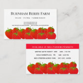 ストロカスタムベリーファーム 名刺 (正面/裏面)