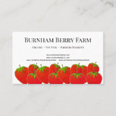 ストロカスタムベリーファーム 名刺 (正面)