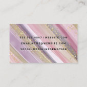 ストロカラフルッ絵を描ク | 金ゴールドフレーク | QRスキャン 名刺 (裏面)