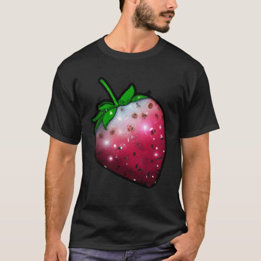 ストロベリクールー果実芸術ストロベリー農家2 Tシャツ (正面)