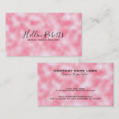 ストロベリモダンー&クリームフォーグリッター 名刺 (正面/裏面)