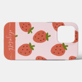 ストロベリーのスクリプト Case-Mate iPhoneケース (裏面 (横))