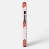 ストロベリーのスクリプト iPhoneケース (左側面)