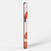ストロベリーのスクリプト iPhoneケース (右側面)